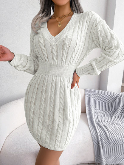 Robe Élégante en Maille Ajustée