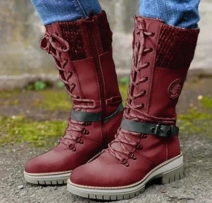 Bottes Imperméables En Cuir Végétal