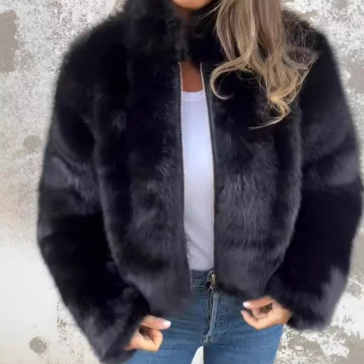 Élysia™ veste en Fourrure Luxueuse