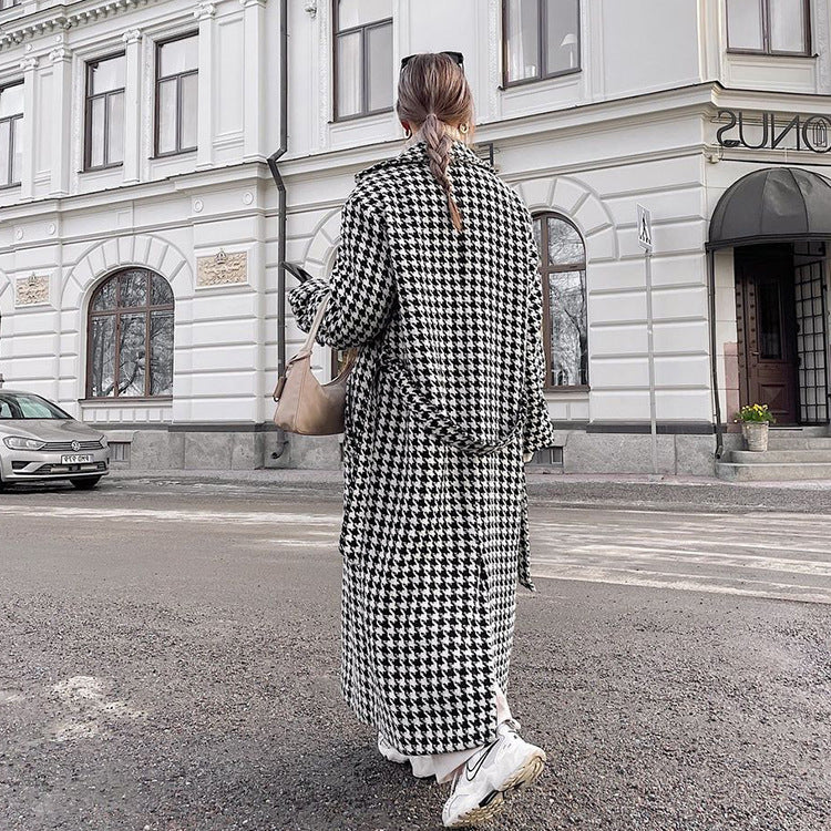 Tonye™Manteau en Laine à Carreaux